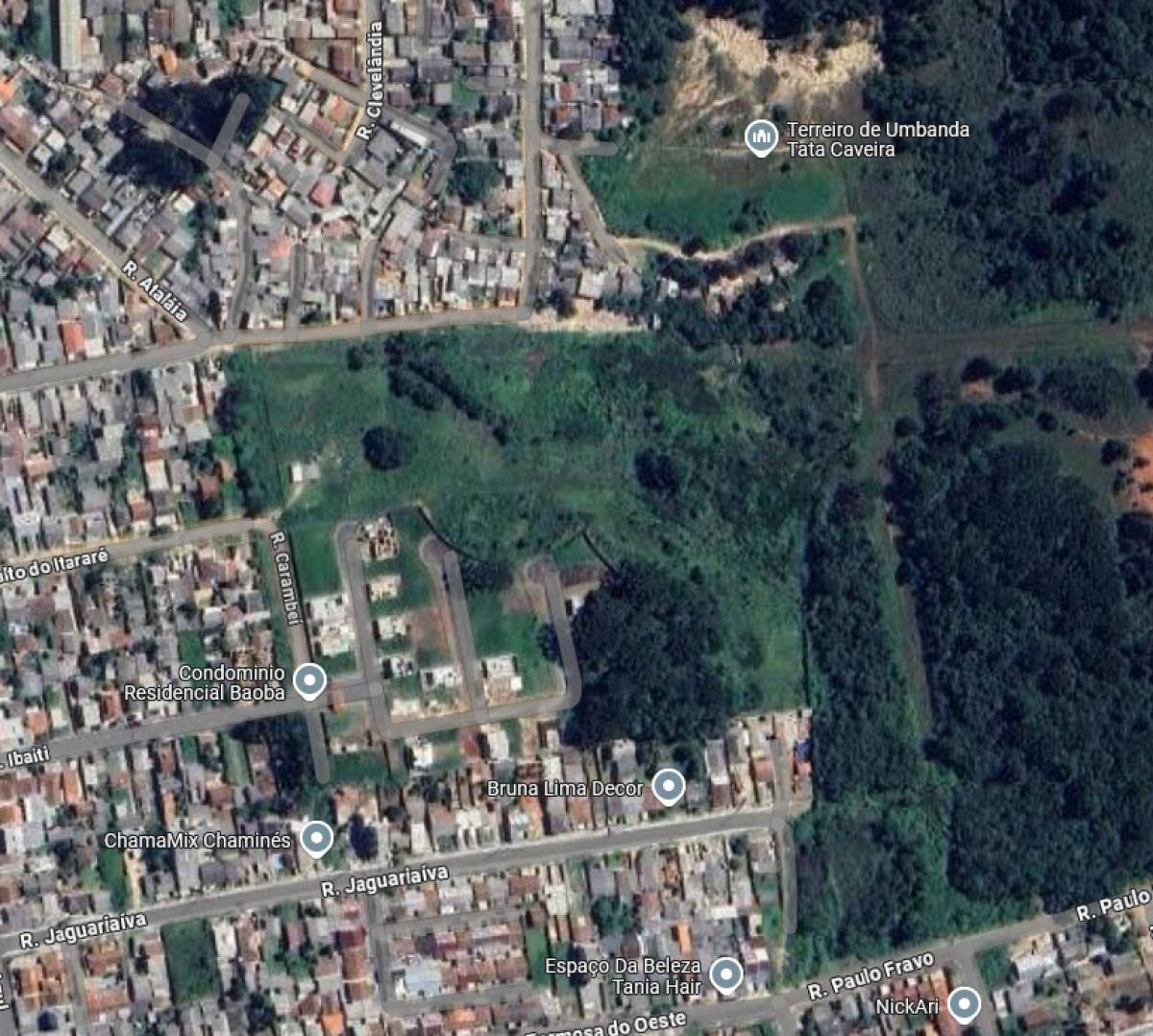 Lote 1 - terreno na rua carambeí, colombo